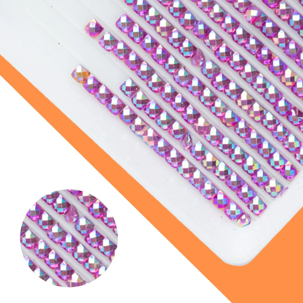 5d Diamond Painting AB Square Resin Drills DMC 477 Dazzling Diamond Beads Fairy Dust Diamond Painting for Diy Your Own Painting