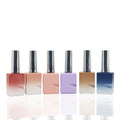 Wholesale New Arrivals Eco-friendly Recyclable 10ml Square Glass Nail Polish Containers Brush for Skin Care Serum Nail Polish MegaBDM