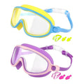 Large Frame Waterproof Anti-Fog Racing Goggles High-Definition Boys and Girls Swimming Glasses New Children's Swim Gear