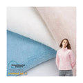 100% Polyester Organic Microfiber Blanket Super Soft Velvet Custom Solid Color Thick Coral Fleece Fabric for Pajamas Underwear