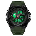 Luxury SANDA 6137 Men's Watch High Quality Waterproof Watch for Men with Analog-Digital Dual Movement Multifunctional Wristwatch