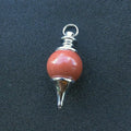 HZ Large Quantities Gold Sand Stone Gemstone Ball Pendulum Dowsing Pendulum Carving Craft