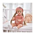 High Quality 22 Inches Rebirth Baby Reborn Dolls Silicone Realistic Beautiful Girl Dolls Reborn Baby Dolls Kids Toys  for Girls