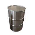 200L/210L Food Grade Stainless Steel Drum Barrel SUS304/SUS316L 55 Gallon Capacity Gasoline Storage ISO9001 Certified