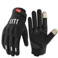 SOUMY Motorcycle Riding Gloves Touch Screen Full Finger Motocross Bike Gloves Men Hard Shell Protective Reflective Gloves