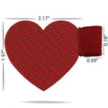 Fast Delivery Multifunction Self-Adhesive Cute Pen Holder Pencil Loop Woven Heart Blank Leather Pen Holder