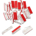 22 32 37 mm White Plastic Adhesive Bar Safety Brooch Pin DIY Name Tag Plate for Crafting Personalized Craft Items