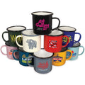 Promotional Metal Enamel Coffee Milk Mug Custom Enamel Mug
