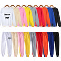 Custom Crew Neck Crewneck Sweatshirts Men's Pullover Hoodies & Sweatshirts Plain Blank Hoodies Set Custom logo Hoodies Unisex