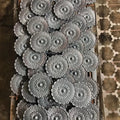 145mm Decorative Wrought Iron Accessories Hot Stamped Flowers for Staircase Railing Handrail Balustrade Balcony Gate Fence Parts