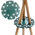 C81 12 Holes Plants Growth Aids Bamboo Cane Holder Plastic Plant Support Garden Stakes Connector Caps Climbing