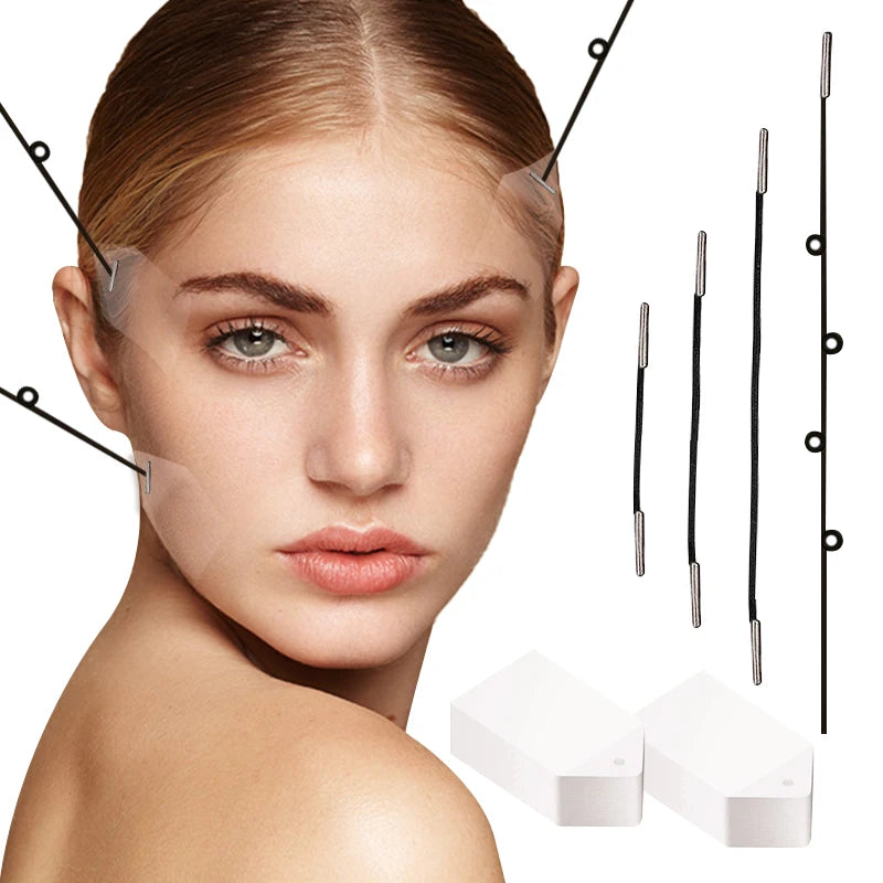 Face Stickers Patches V-shape Invisible Facial Line Wrinkle Sagging Skin Face Lift Tape