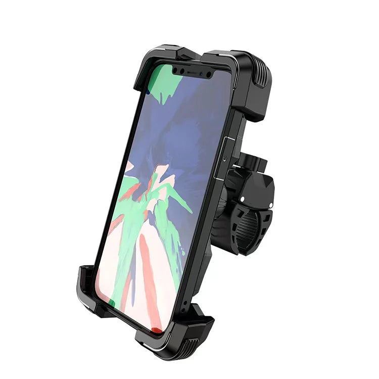 BERNU PH-11 Bicycle/Motorcycle/Scooter/Electric Bike Phone Holder 4.7"-6.9" Smartphones ABS Stainless Steel Adjustable