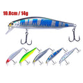 14g Fishing Minnows Hard Lure Freshwater Jerkbait Sinking Minnow Lures