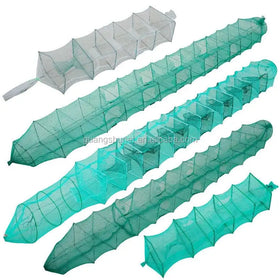 Long Train Fishing Net Trap for Crab Lobster Shrimp