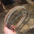 New Arrival Korean Diamond Crown Headbands Crystal Bridal Hair Accessories Headband for Girls Women