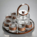 Anti-scalding Insulated Glass Kettle Heat-resistant Drinking Kung Fu Tea Cup Set Ceremony Cup Small Tea Cup Coffee Kettle Set