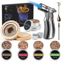 WEIBU 2023 NEW Smoker Kit bar Household  Wooden Tools with Torch Whiskey Smoke Generator Gift Set for Father Friends