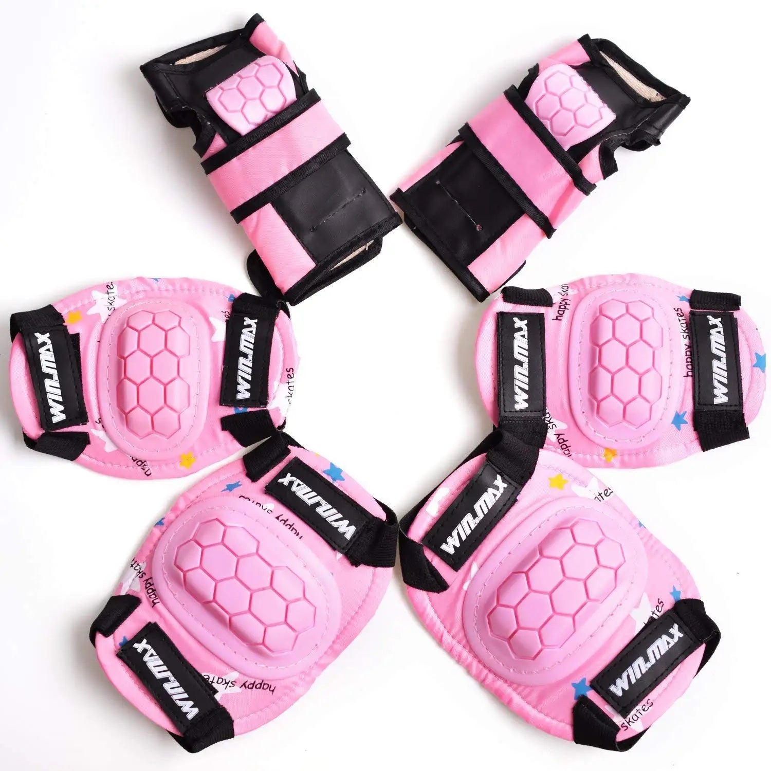 Win.max Children's Protective Gear Balance Car Knee Pads Skates Skateboard Support Protector for Kids