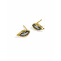 925 Sterling Silver Eye Stud Earrings with Olive Stone Tiny  Eye Stud Earrings Lucky Eye Stud Earrings