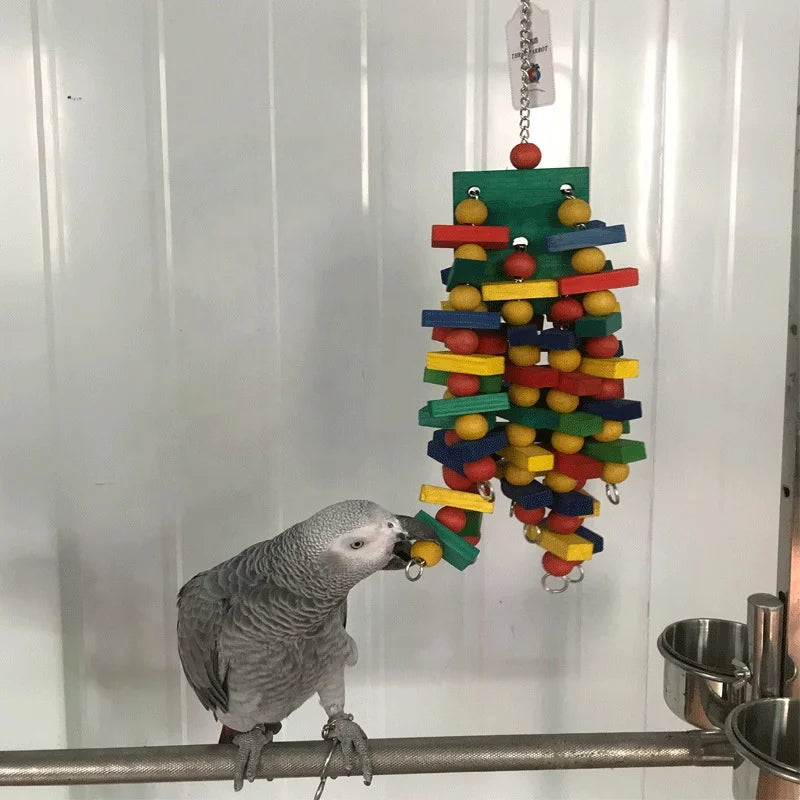 Stock Bird Products Parrot Chewing Toys Premium Pet Chew Supplies for Birds