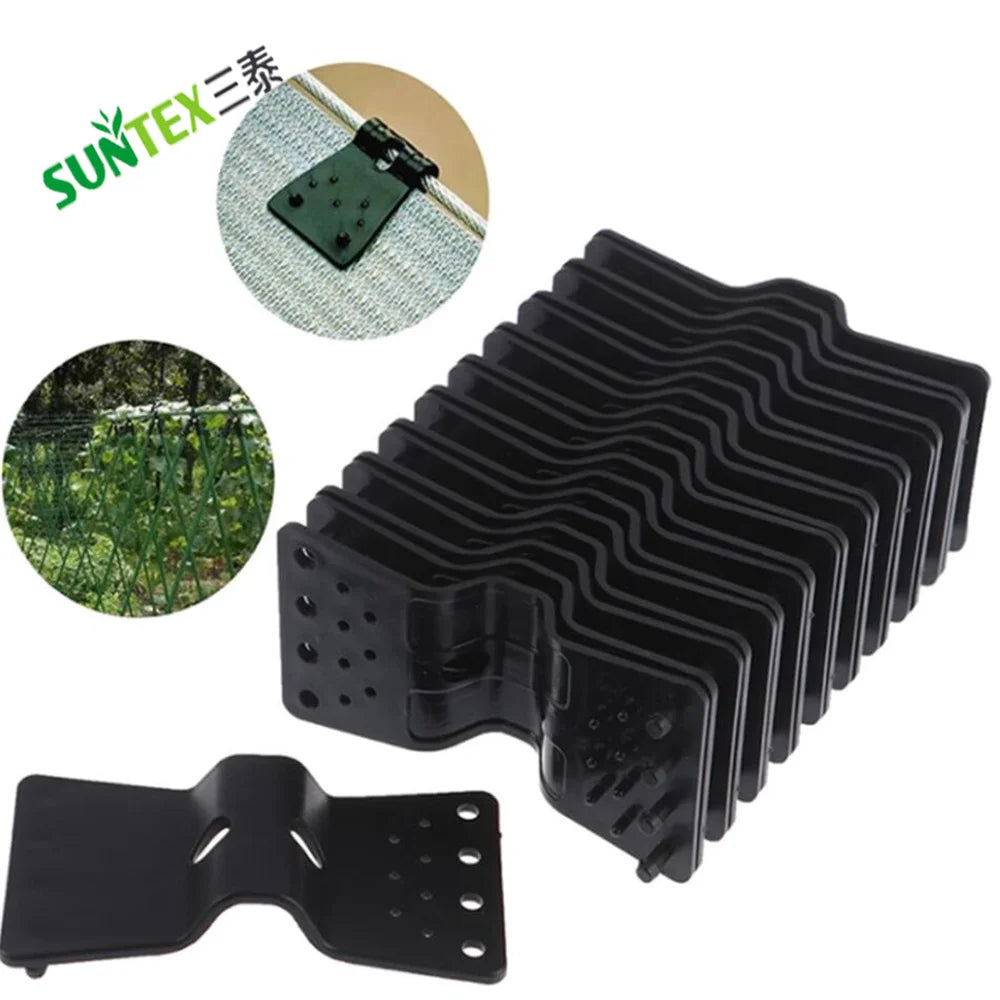 UV Fabric Clips Fasten Hang Expand Shade Cloth Agriculture Net Connect Clamps