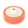 5 Inch 125 Orange Medium Polishing Sponge Foam Buffing Pad Foam Polishing Pad  M14 Thread  for Electric Drill or Rotary Polisher