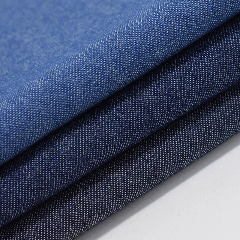 Factory Price 16S 100% Cotton 5.6oz Yarn Dyed Plain Twill Woven Washed Denim Fabric for Jeans Trousers Boys Girls Tear-Resistant