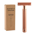 Metal Safety Razor Classical 3 Piece Copper Brass Handle Double Edge Blade Shaving ECO Friendly Razor