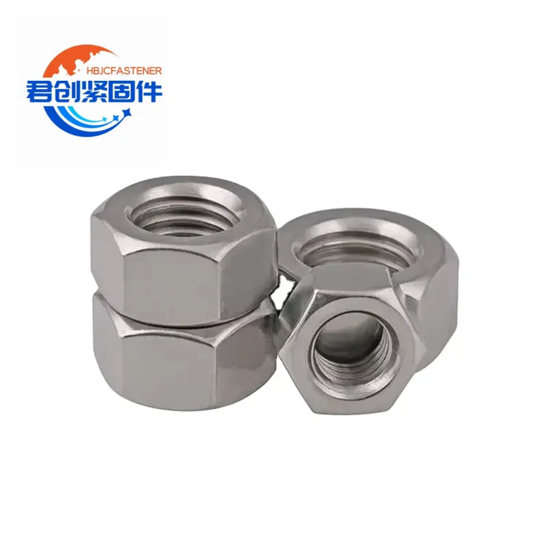 DIN934 A2 A4 70 M12 Polished Stainless Steel Hex Nut SS304 Metric Fastener with Free Samples