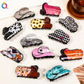 Qiyue Cowboy Hat Boot Shoe Shape Hair Claw Clip Women Hair Accessory
