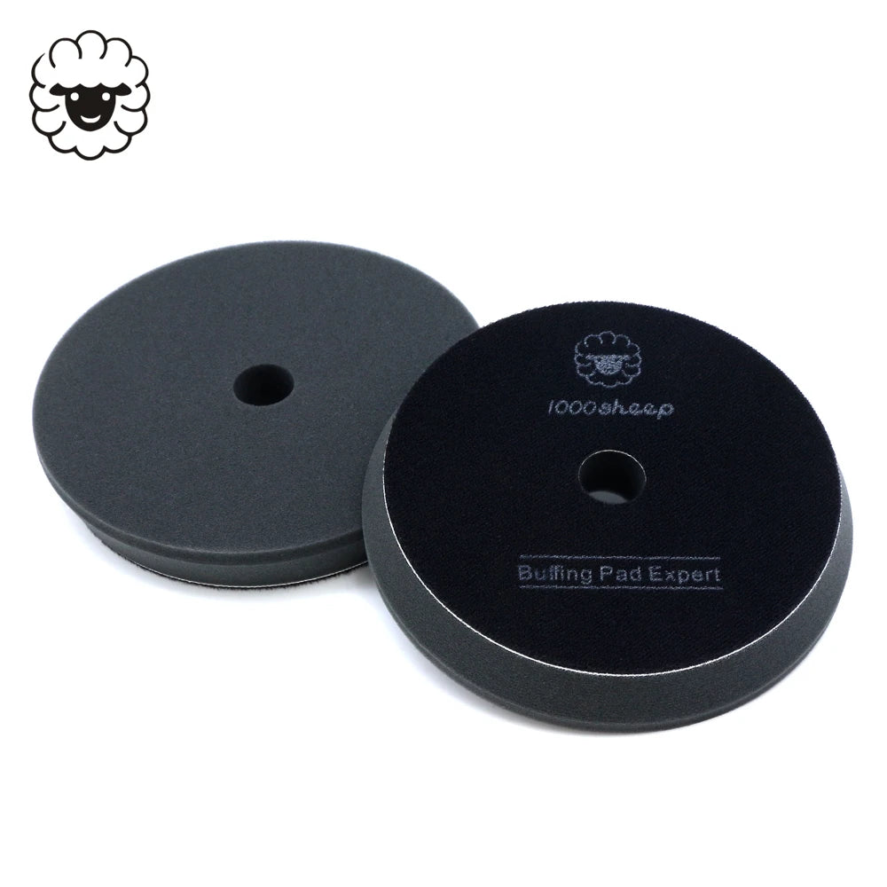 Black 6 Inches OEM Foam Sponge Polishing & Buffing Pad for Car Bodies-Tapered Shape