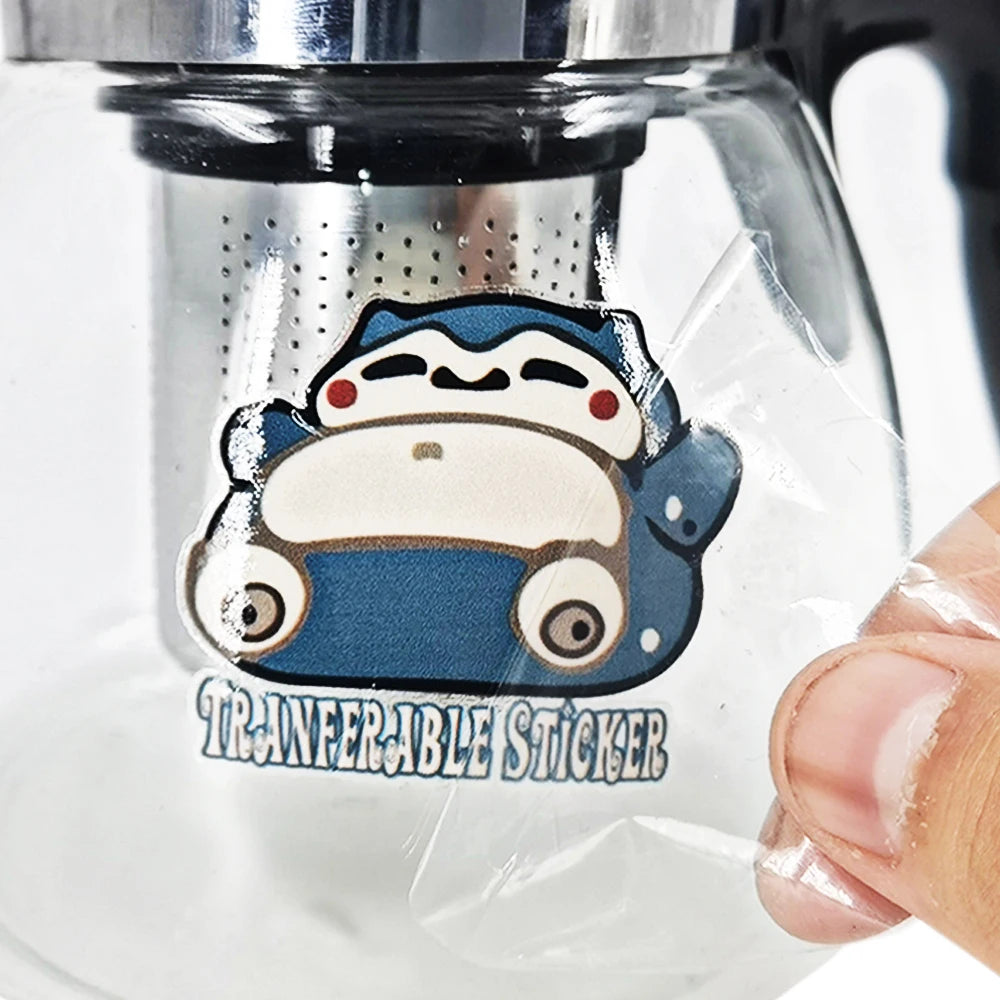Custom PP Adhesive Vinyl Logo Sticker Anime Label Scratch-proof Waterproof Custom Colors for Glass Photo Frame Candle Craft