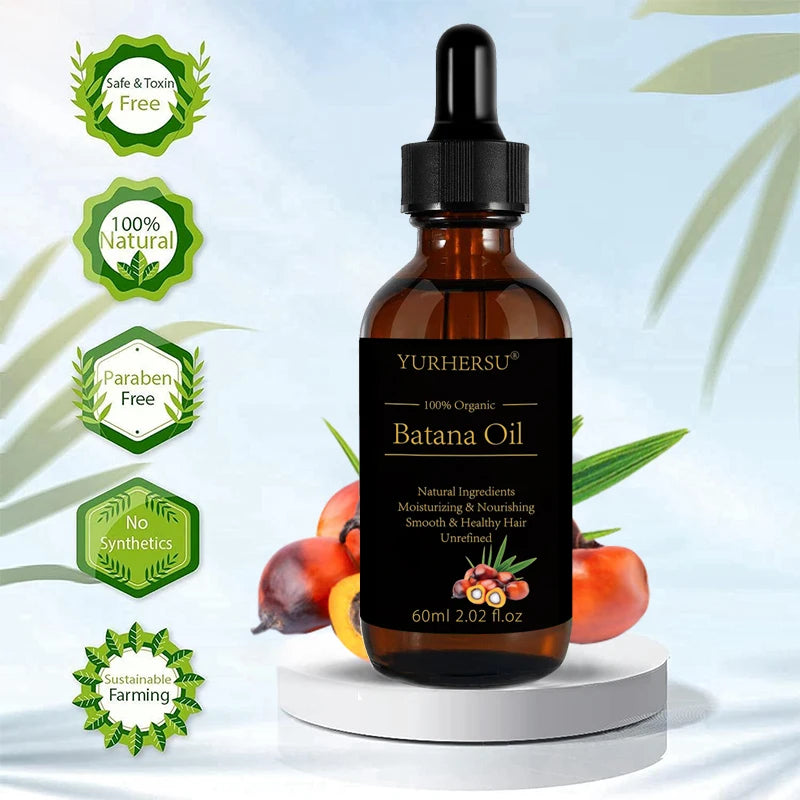 Factory Price Pure Natural Anti Loss Hair Regrowth Batana Oil Bulk OEM/ODM Organic Batana Oil for Hair Growth