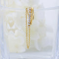 Best Quality Promotional Famous Design Style for Fashionable Women Dainty Long Cubic Zirconia Chain Earring