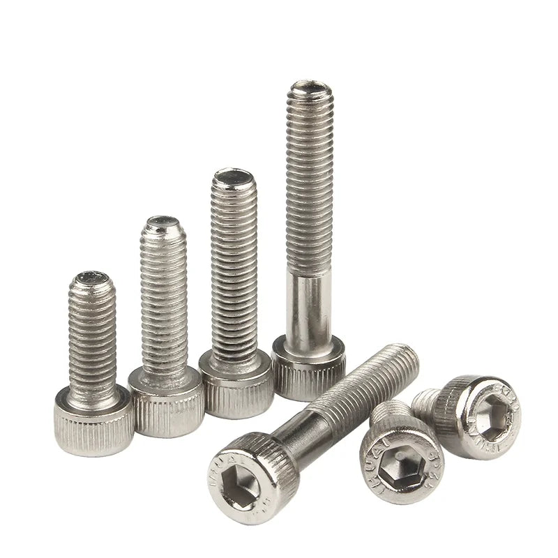 Din 912 M4 X 30mm M5 X 10mm M6 M8 M10 M12 Stainless Steel Hexagon Hex Socket Head Cap Screws A2 SS304 SS316 DIN912 Allen Bolt