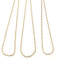 WT-BFN040 Fashion Women Gold Chain with 18k Gold Plated Brass Chain for Gifts and Party Crab Claws Link Chain