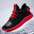 Cheapest Sport Shoes World New Model Men Casual Walking Shoes PVC Simple Package Knit OEM Male Mesh 1 Pairs Black Red Yellow