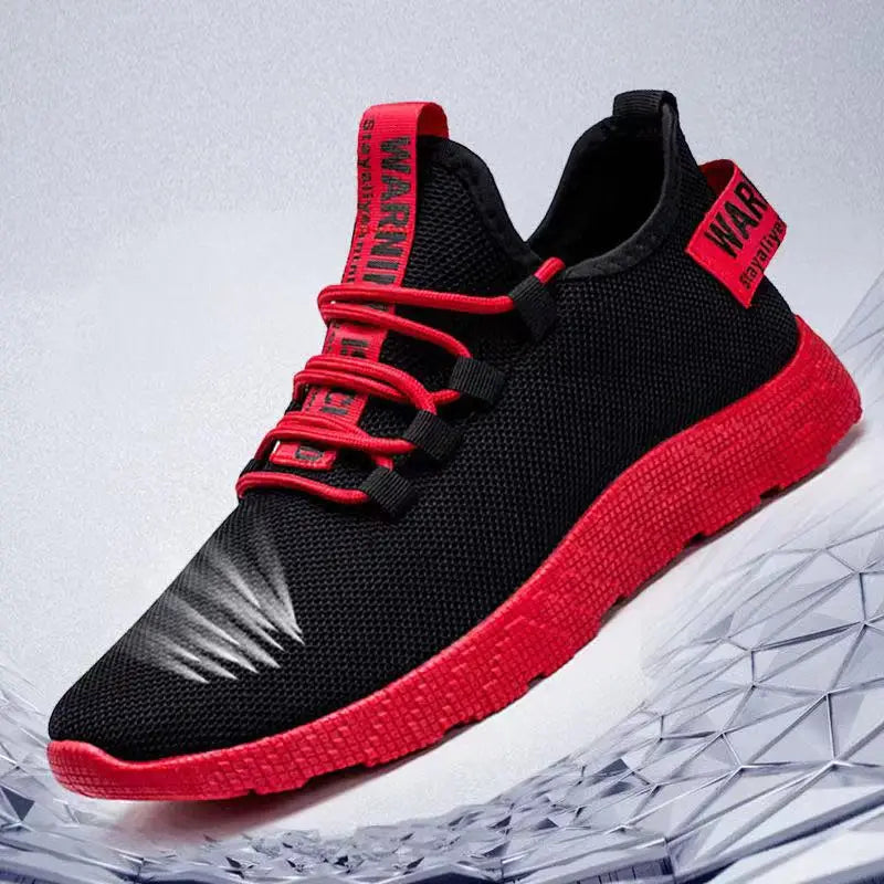 Cheapest Sport Shoes World New Model Men Casual Walking Shoes PVC Simple Package Knit OEM Male Mesh 1 Pairs Black Red Yellow