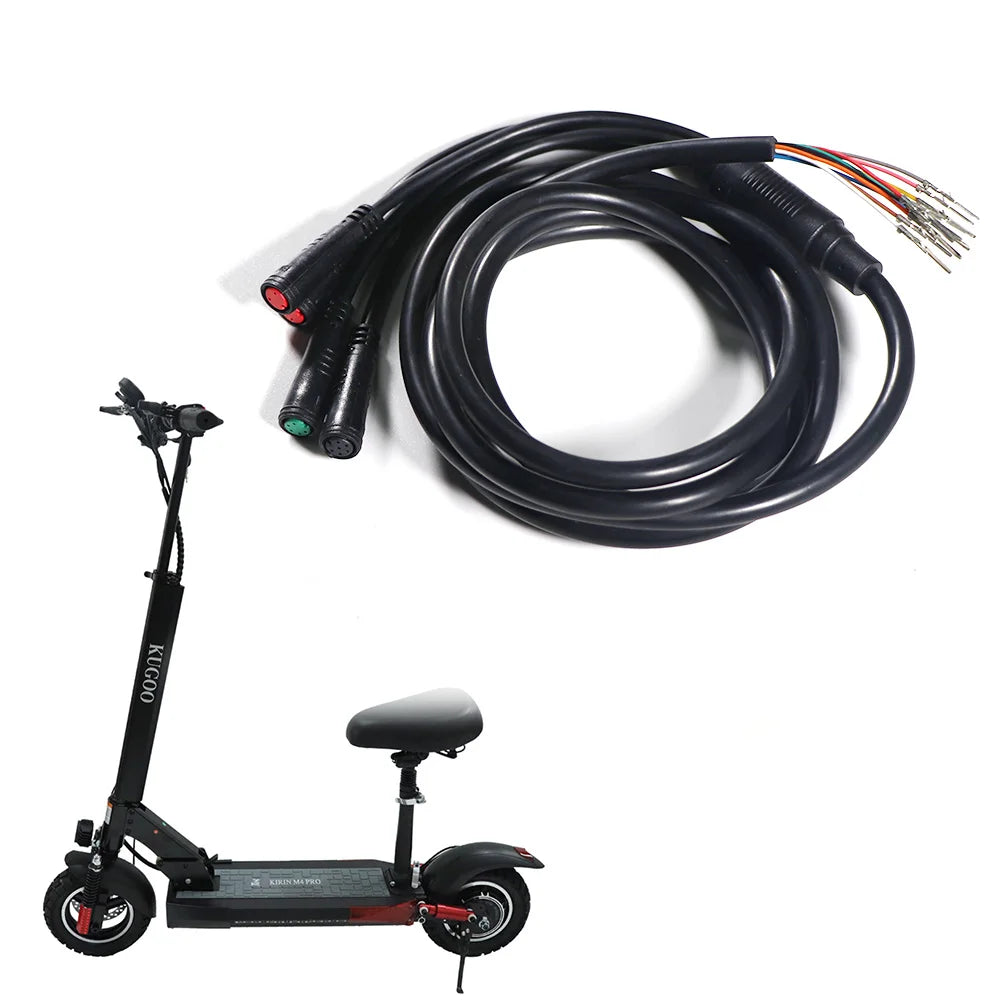 Superbsail Motor Connector Cables Compatible for KUGOO M4 M4 Pro Electric Scooter Wire Repair Parts Motor Power Cord Data Line