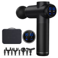 Powerful ROHS Certified Handheld Percussion Massage Gun 8 Massage Heads 99 Speed Levels 1800mAh Battery for Body Muscle Massage