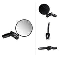 New Image Universal MTB Rearview Mirror Handlebar Rotate Wide-angle for Electric Scooters Durable PC Material Cycling