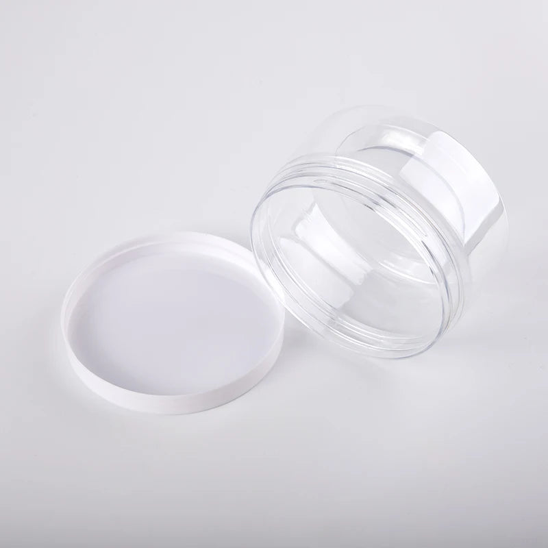 Luxury Gold Black White Pink Plastic Face Cream Jar With Lid 8oz Custom Jars for Body Scrub for Cosmetic Use