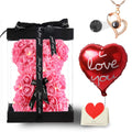 Every Love 25 Cm 40 Cm Pe Material Customize Flower Teddy Bear Roses for Valentine's Day Gift Set