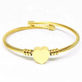 New Fashion Punk Peach Heart Stainless Steel Bracelet Men's and Women's Accessory Stylish Charm Fashion Jewelry
