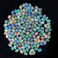 Shiny Loose Natural Opal Stone Crystal Round Brilliant Cut Color Play Fire 3-10mm 5g Jewelrytopia Cabochon