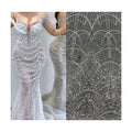 Chic Dubai Elegance: Wholesale Sequin Embroidery Lace and Lustrous Pearl Fabrics for the Latest Evening Dress Glamour