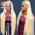 180% 30 Inch 613 hd Lace Frontal Wig Blonde Body Wave Lace Front Wig 13x4 Pre Plucked Lace Front Human Hair Wigs for Women MegaBDM