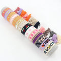 Stock Wholesale Ethnic Style Colorful Webbing Embroidered Text Pattern Woven Wrist Strap Tassel Friendship Bracelet