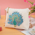 Wholesale Animal Leather Tote Bag Green Peafowl Diy Diamond Painting Eco-Friendly Customizable Satchel Cross Stitch Wallet